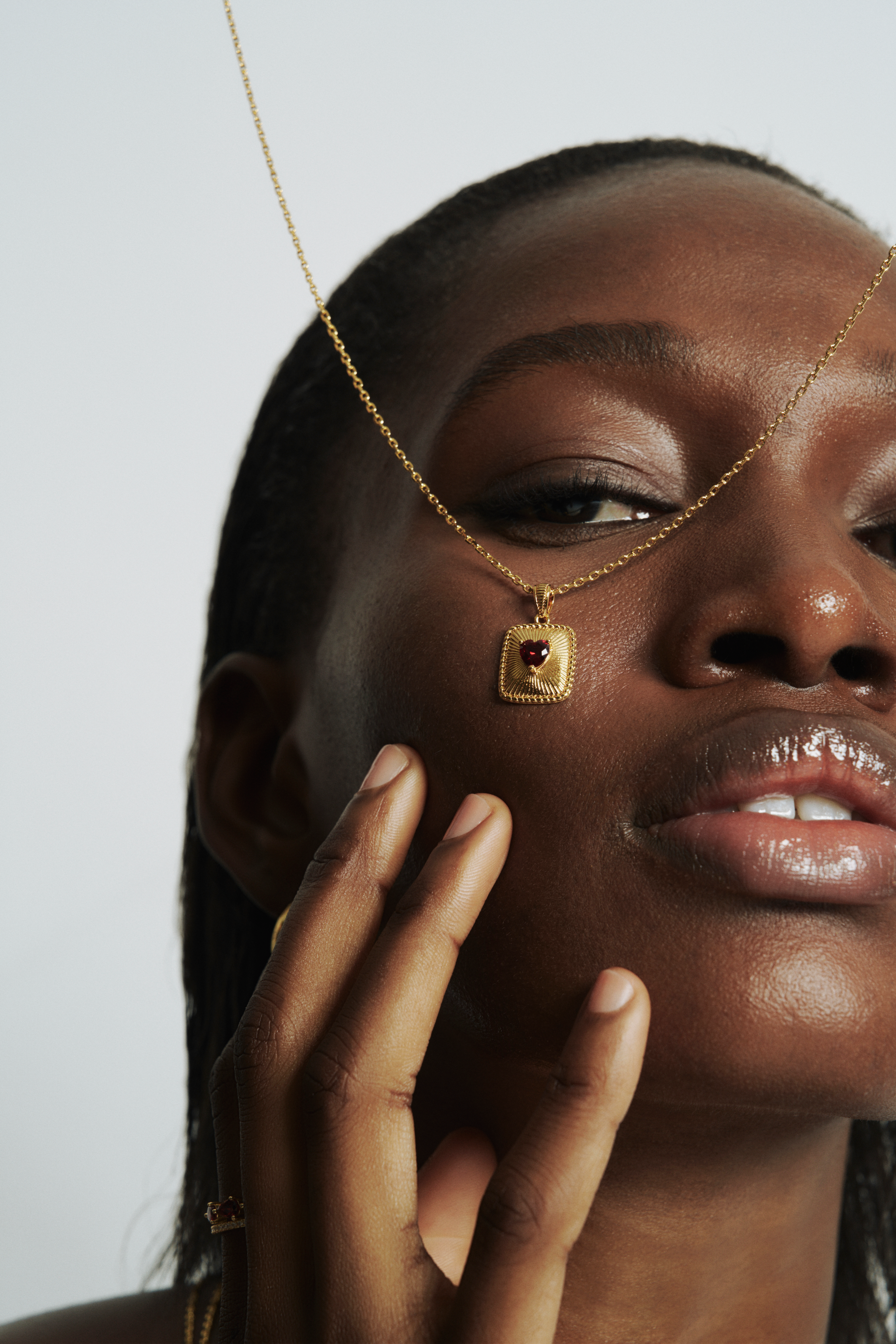 Framed in Heart Pendant Necklace