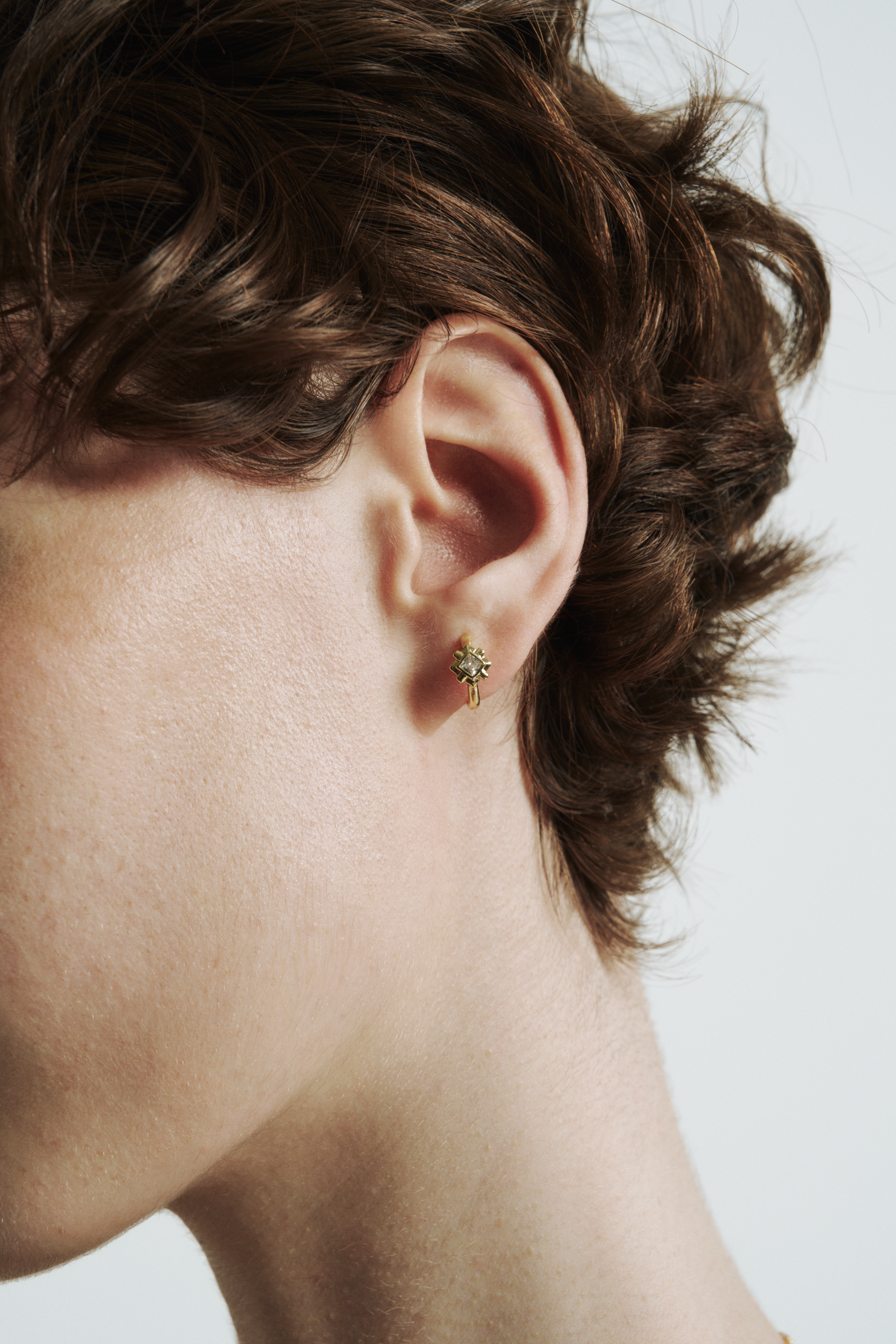 Geometric Diamond Huggies