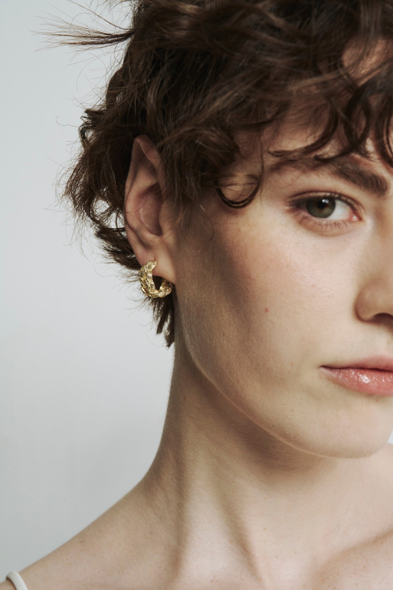 Chunky Braided Hoops