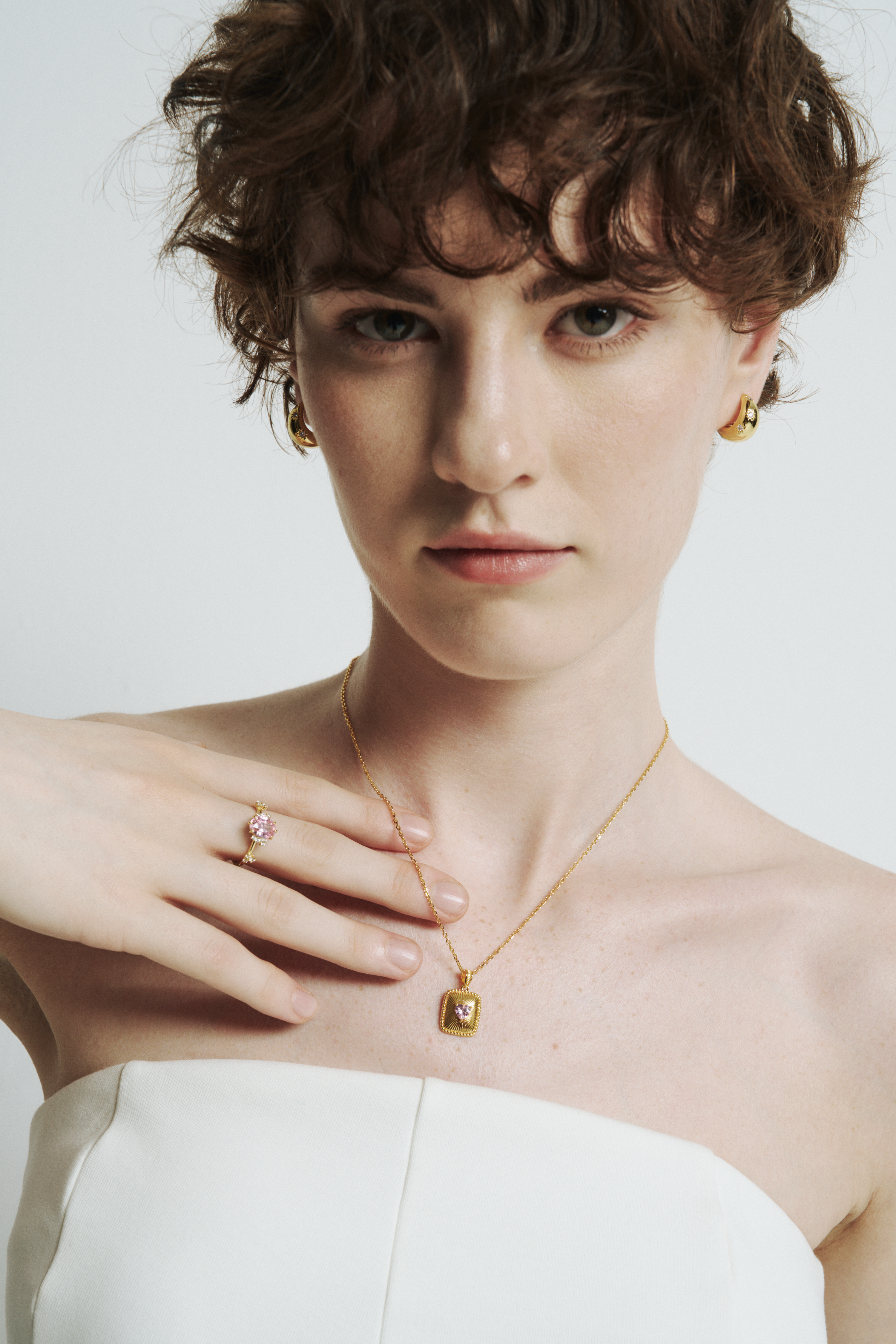 Framed in Heart Pendant Necklace