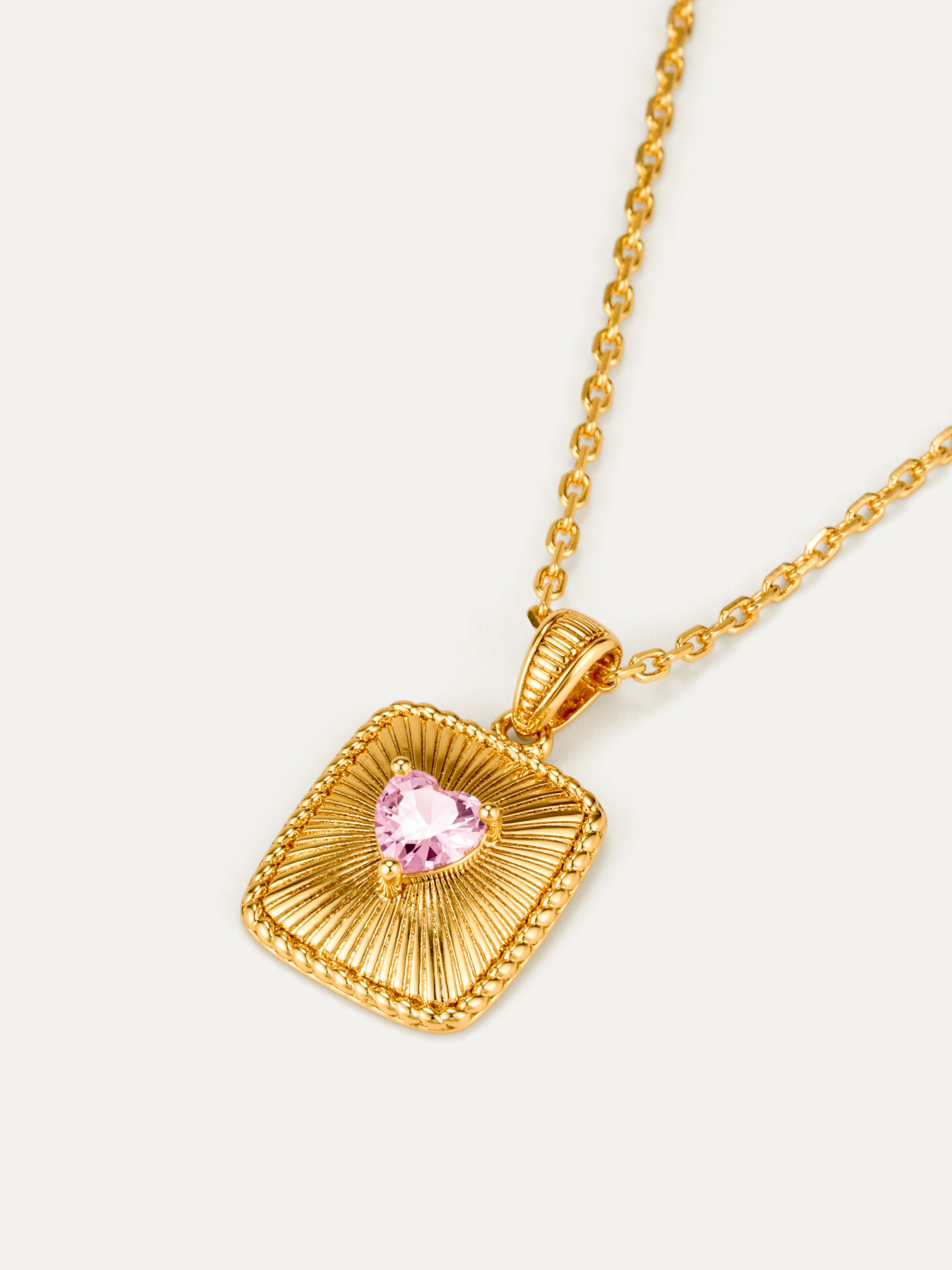Framed in Heart Pendant Necklace