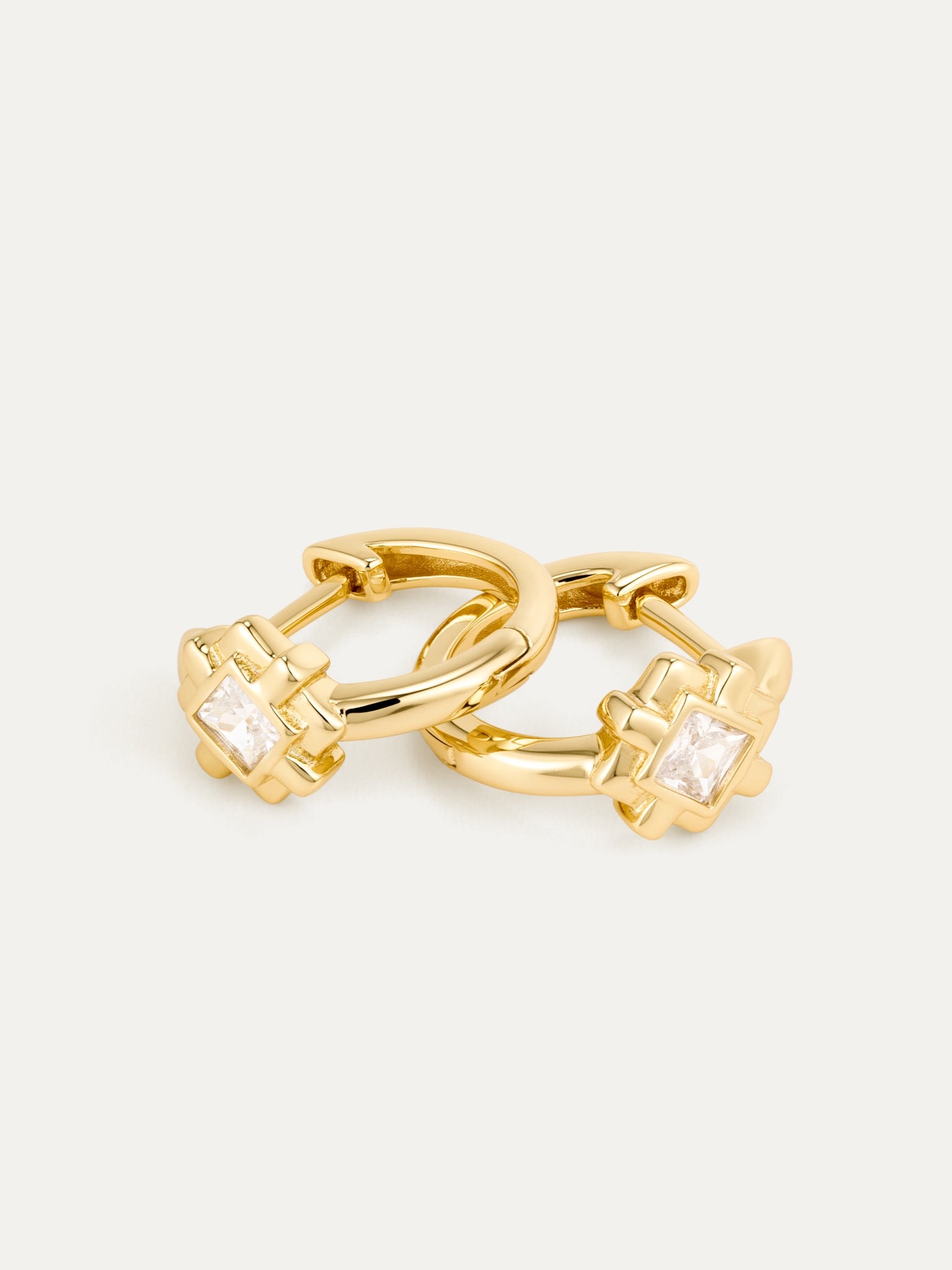 Geometric Diamond Huggies