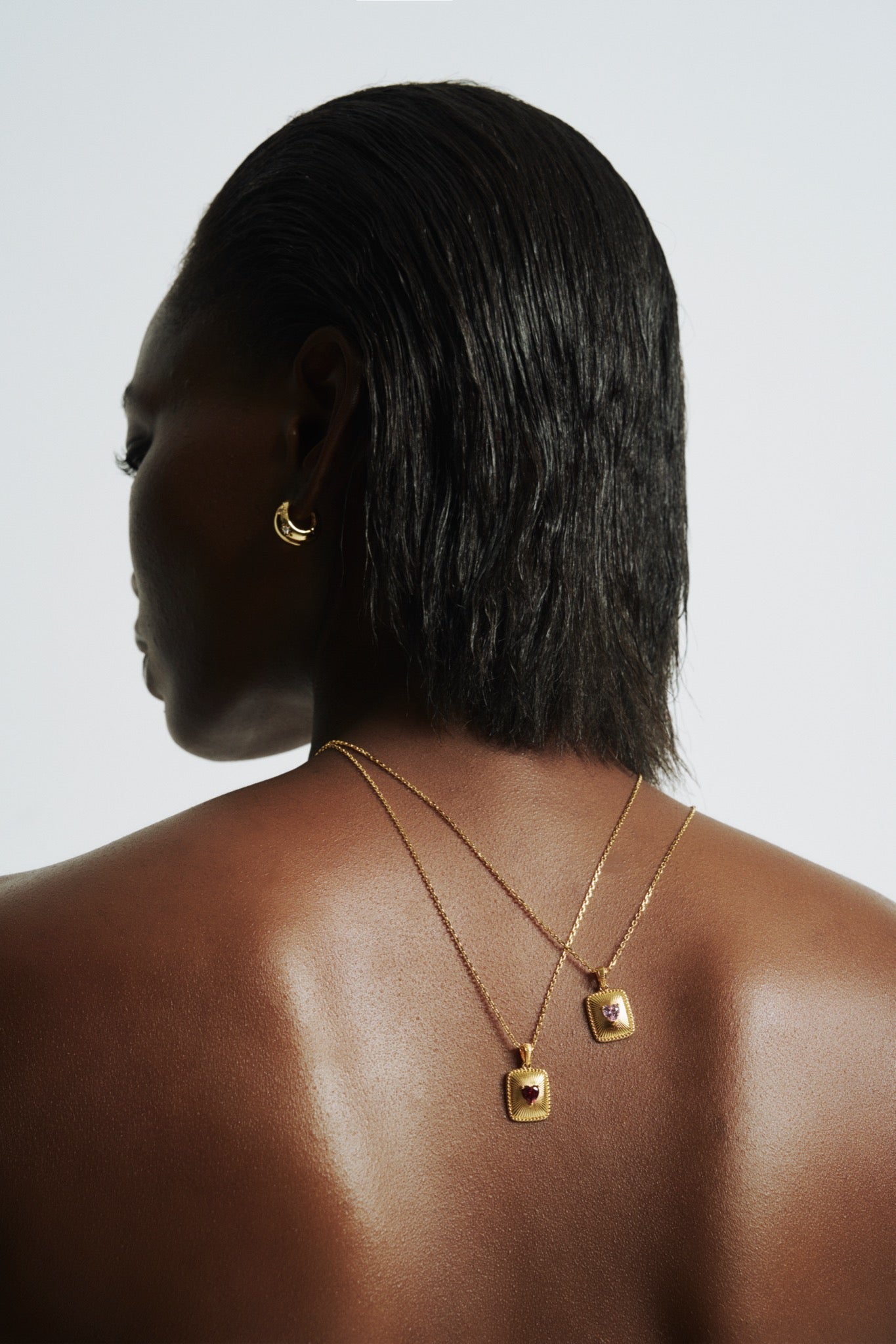 Framed in Heart Pendant Necklace