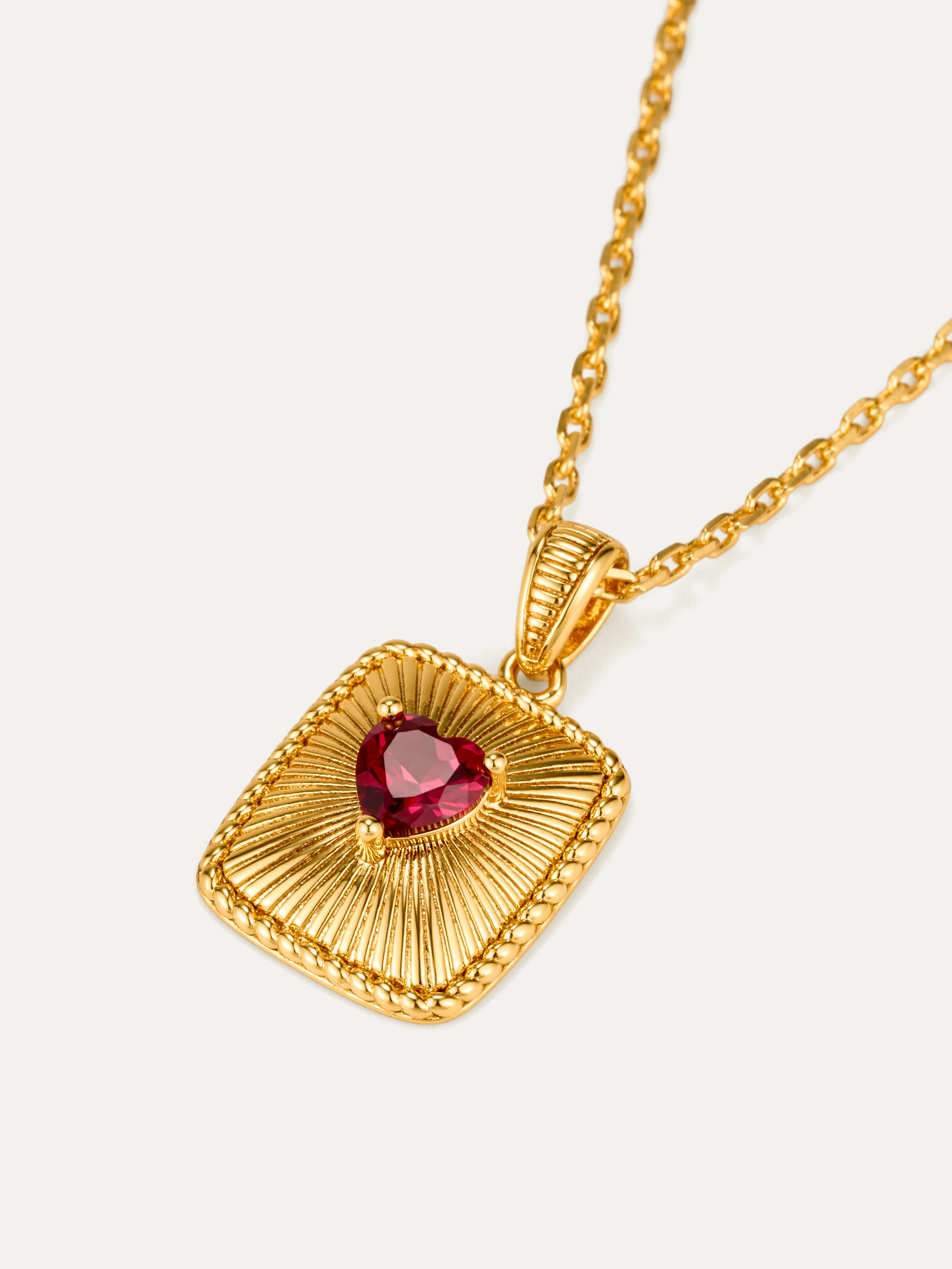 Framed in Heart Pendant Necklace